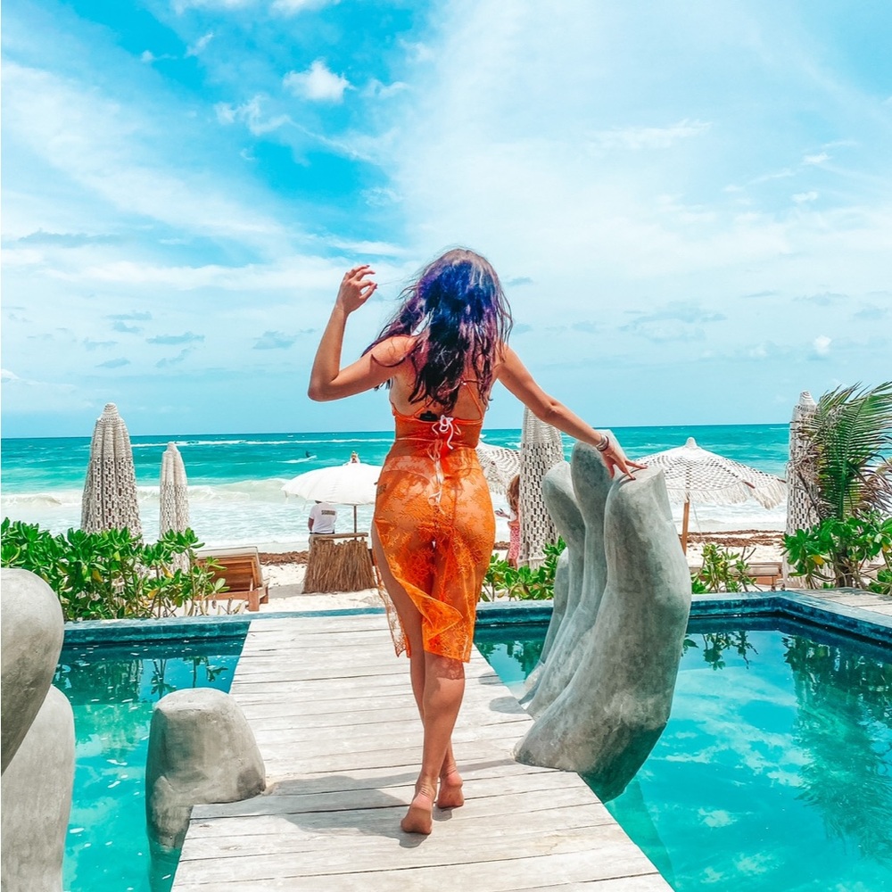 Michael Costello x Revolve Lace Dress